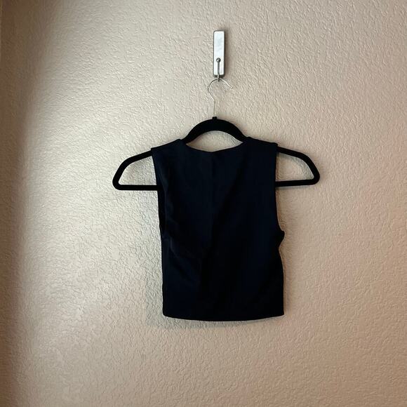 Babaton Aritzia Contour Seamless Sleeveless Top X Small Black XS - Picture 2 of 6